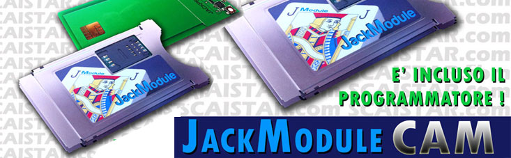 Jack Module CAM HD CI+ Sat e Dtt + programmatore